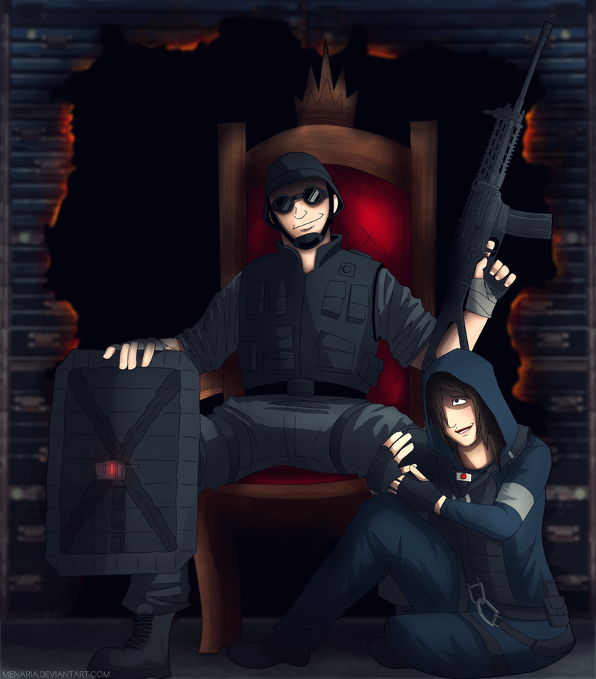 Thermite And Hibana by Menaria on DeviantArt