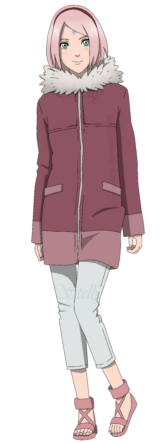 Sakura Haruno   the last   winter version by DennisStelly on