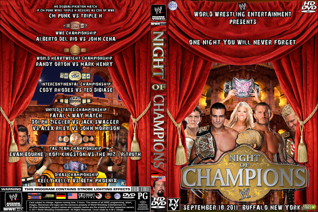 Image result for night of champion 2011 poster
