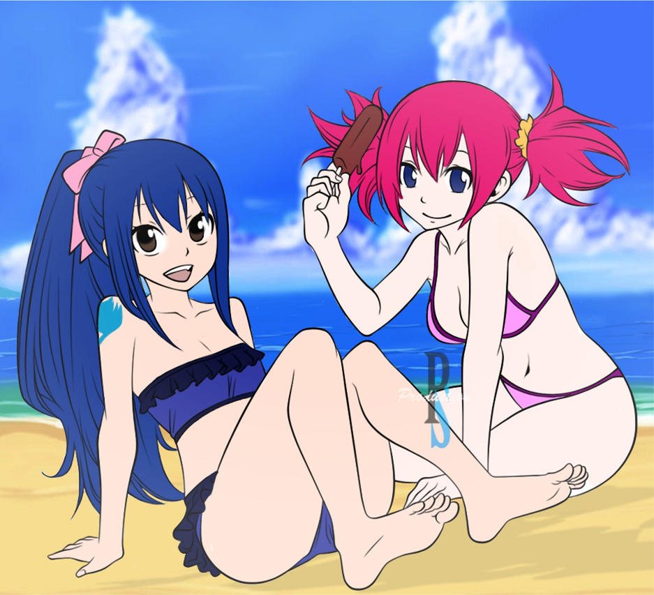 Wendy Marvell and Chelia Blendy Beach Party