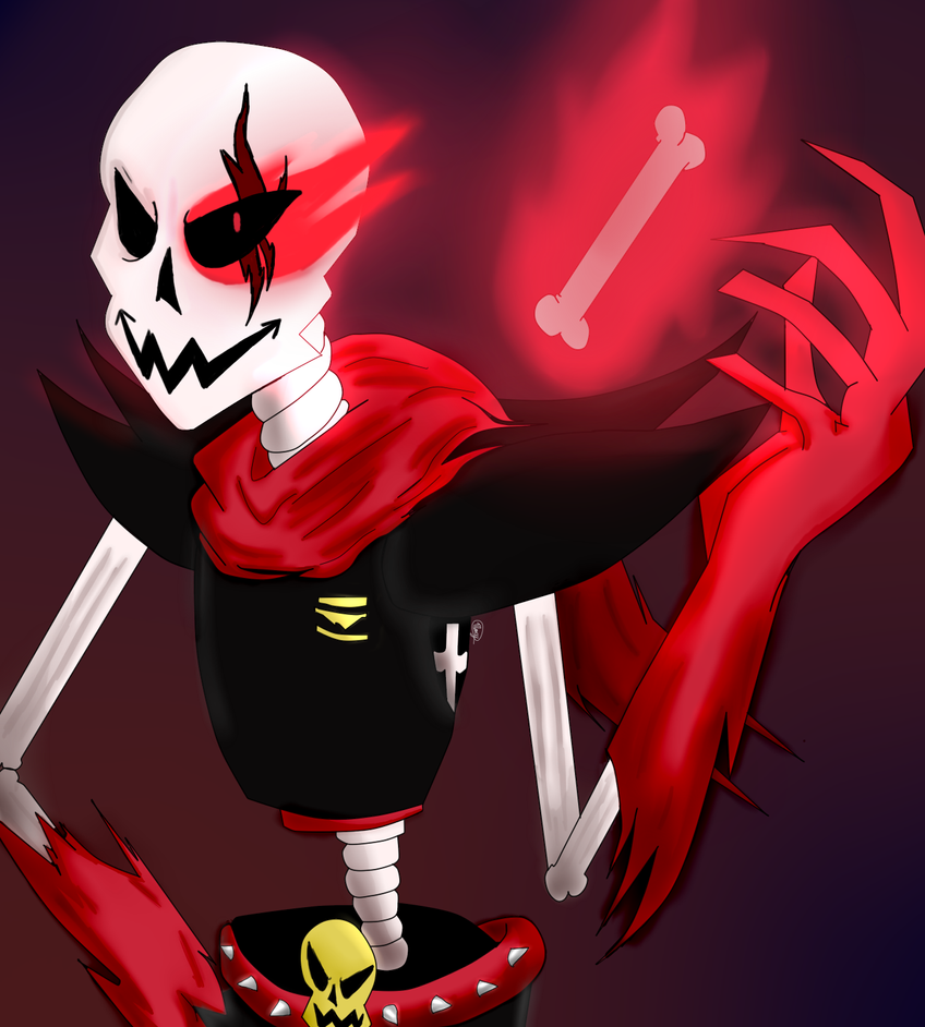 Underfell Papyrus by marcy119 on DeviantArt