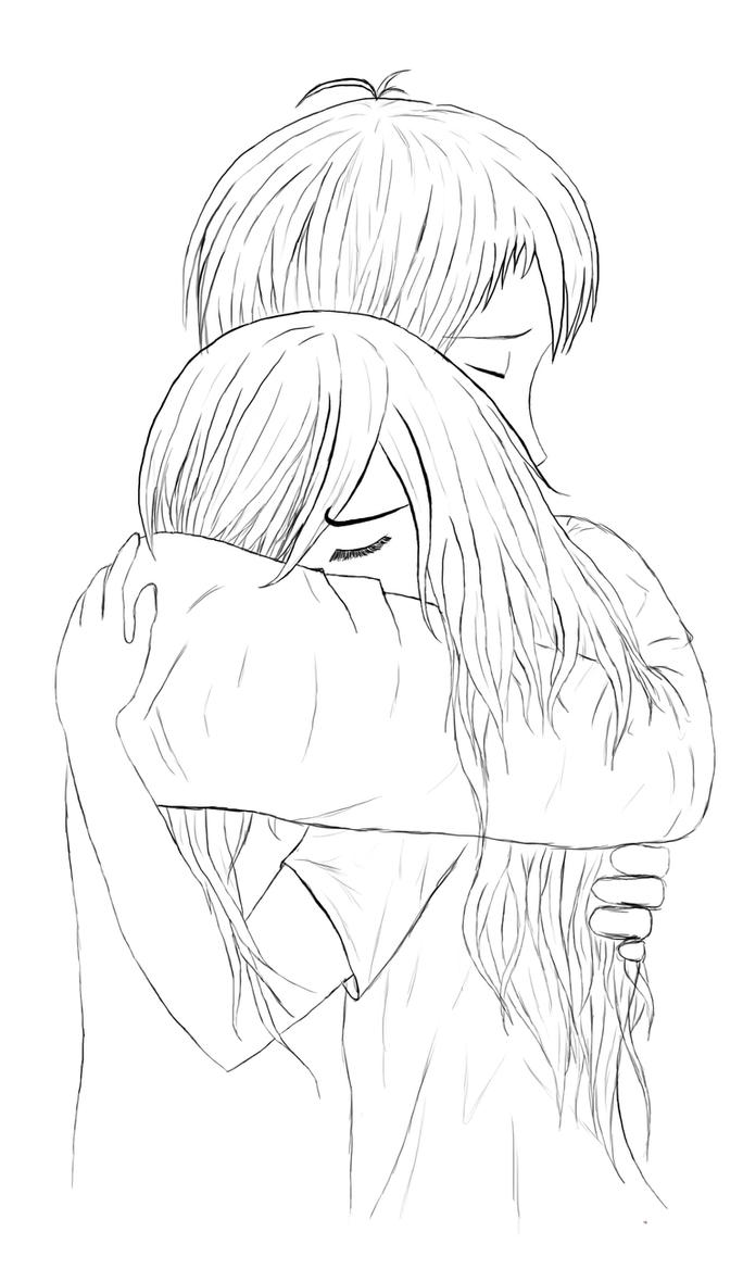 Hug Sketch