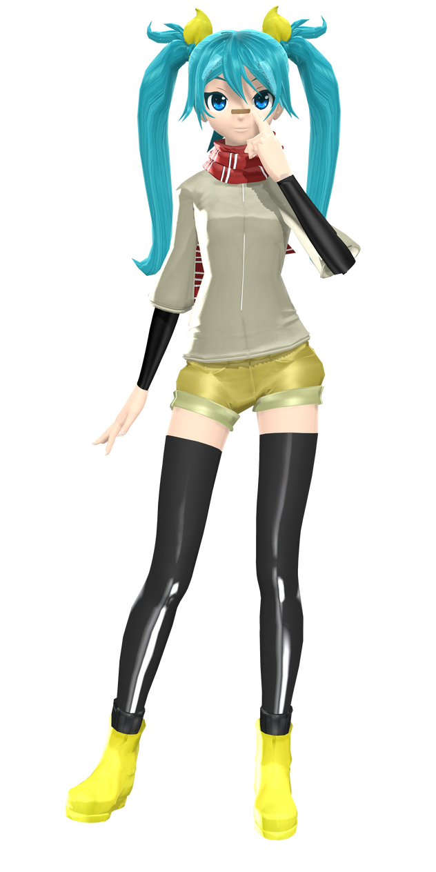 Hatsune Miku - Common World Domination Outfit Minecraft Skin