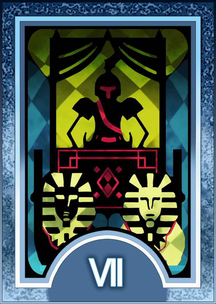 Persona 3/4 Tarot Card Deck HR Chariot Arcana by